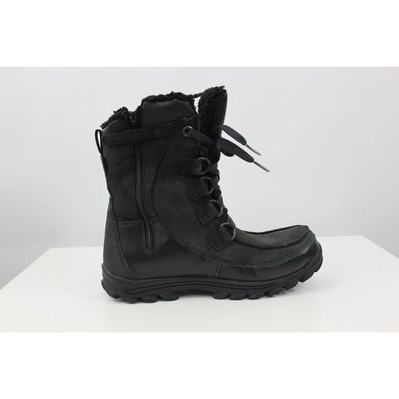 Timberland Youth Boots Chillberg 200g PrimaLoft Waterproof Leather Black Size 6 - Picture 8 of 15
